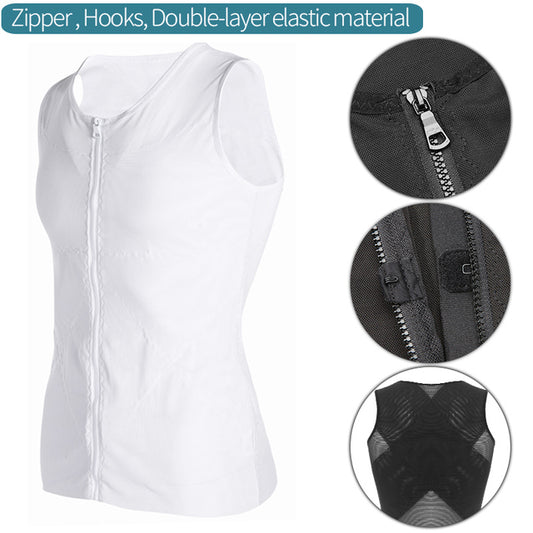 Men's Slimming Body Shaper Waist Trainer and Vest