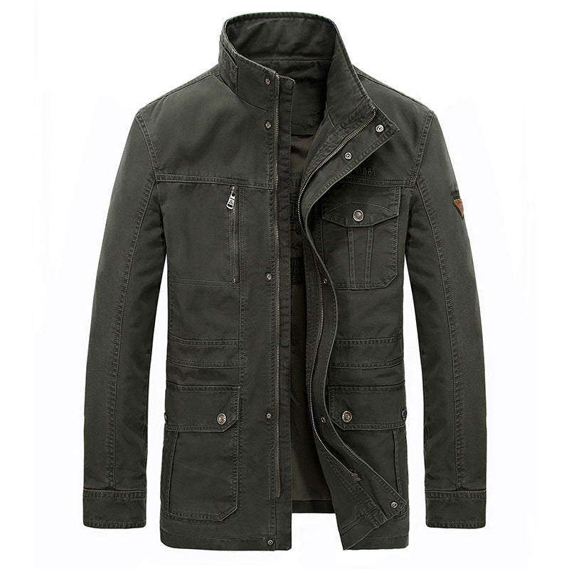Men's Casual Cotton Jacket — Spring & Autumn
