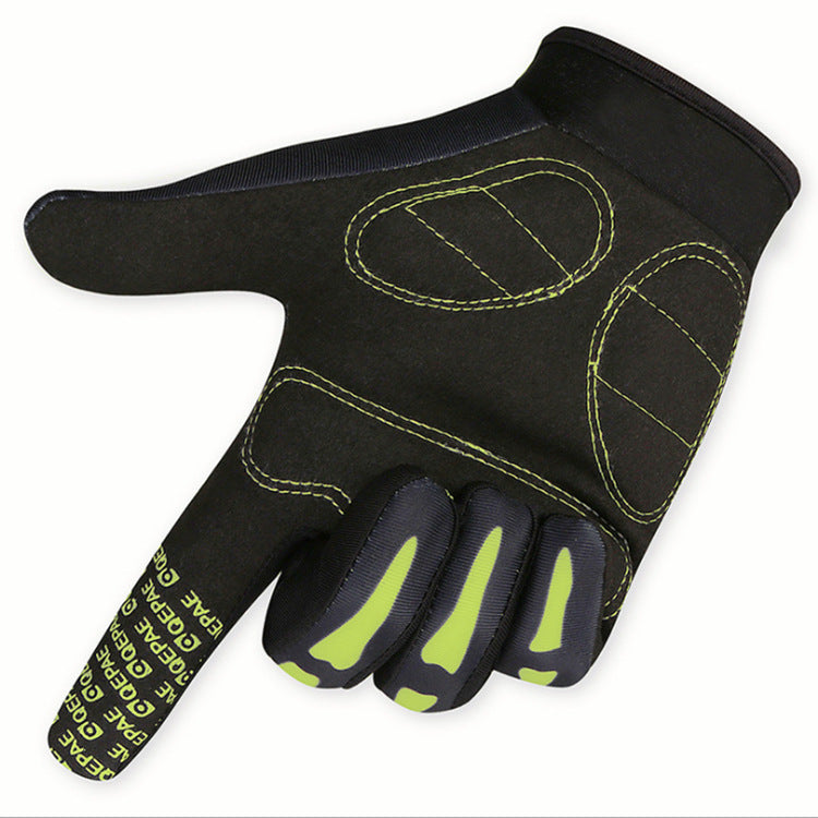 Qepae Cycling Gloves - Full Finger Skeleton Design