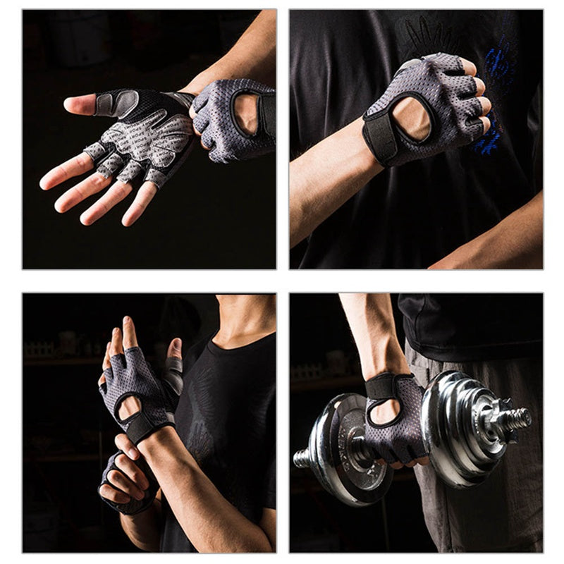 Half-Finger Sports Gloves for Outdoor Cycling and Fitness