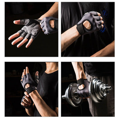 Half-Finger Sports Gloves for Outdoor Cycling and Fitness