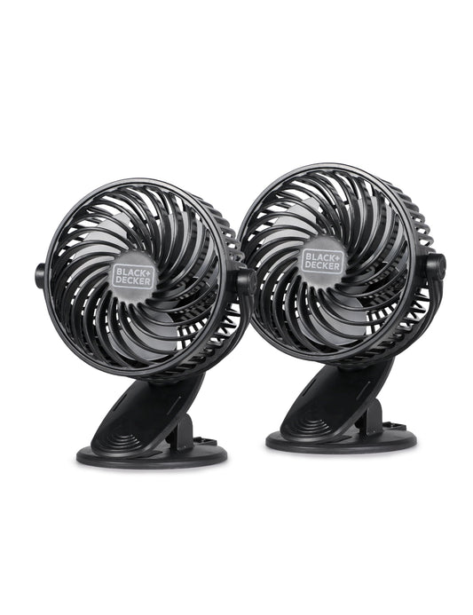 Portable Clip & Desk Fan with 3 Speed Settings
