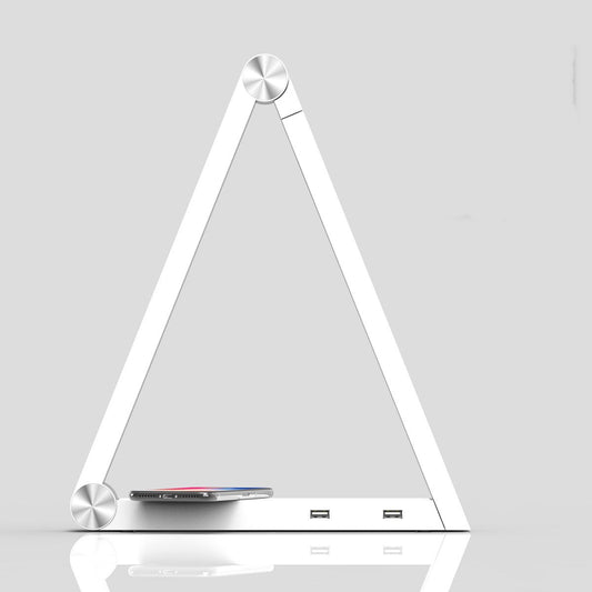 LED Wireless Charging Desk Lamp - Triangle Eye Care Design