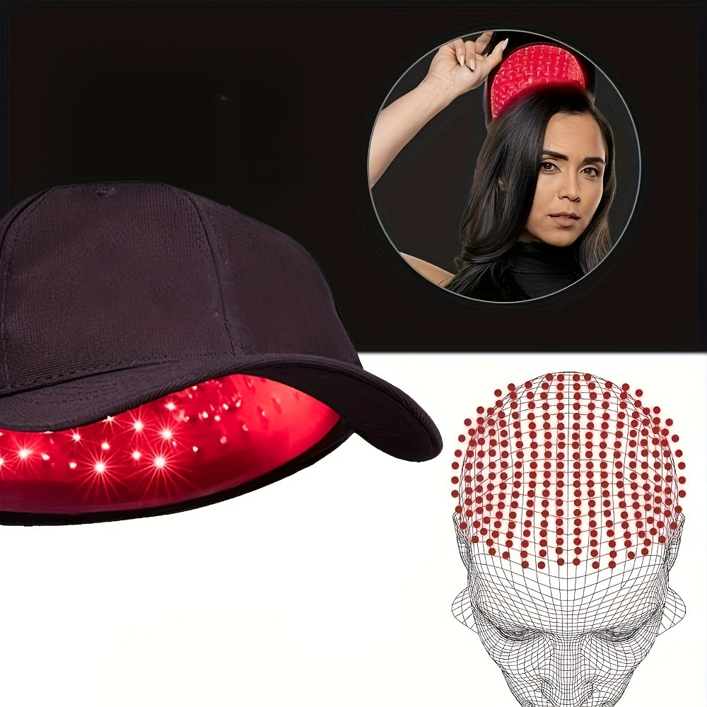 Red Light Therapy Hair Growth Cap — LED Scalp Treatment