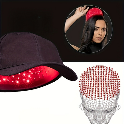 Red Light Therapy Hair Growth Cap — LED Scalp Treatment