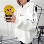Velvet Padded Long-Sleeved Plus Jacket