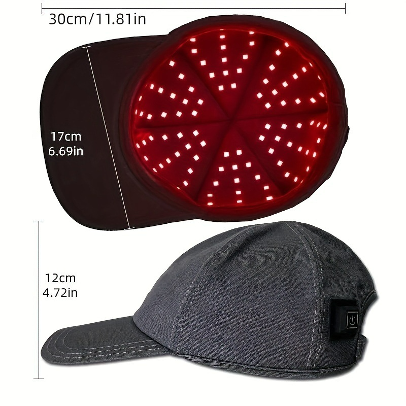 Red Light Therapy Hair Growth Cap — LED Scalp Treatment