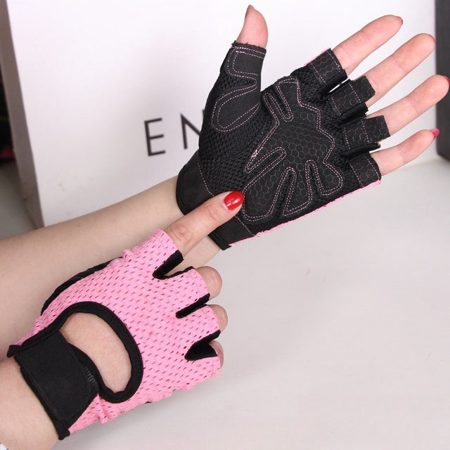 Cycling Fingerless Gloves for Men and Women - Breathable