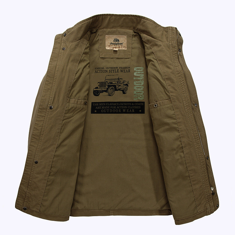 Men's Casual Cotton Jacket — Spring & Autumn